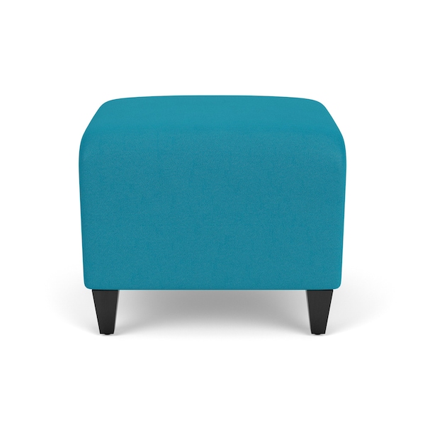 Lesro Siena Lounge Reception 1 Seat Bench, Black, OH Waterfall Upholstery SN1001 - main